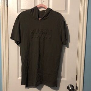 Guess Green Short Sleeve Hoodie